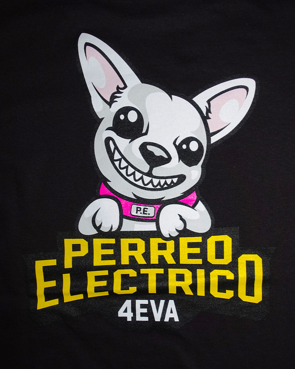 Exclusive Perreo Electrico 4Eva Black T-Shirt